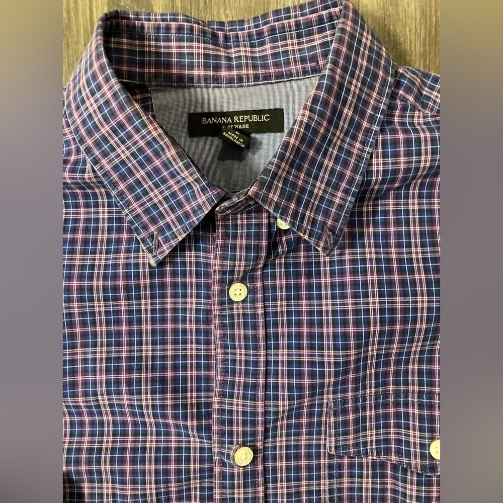 Banana Republic Soft Wash‎ Large Button Down Shirt